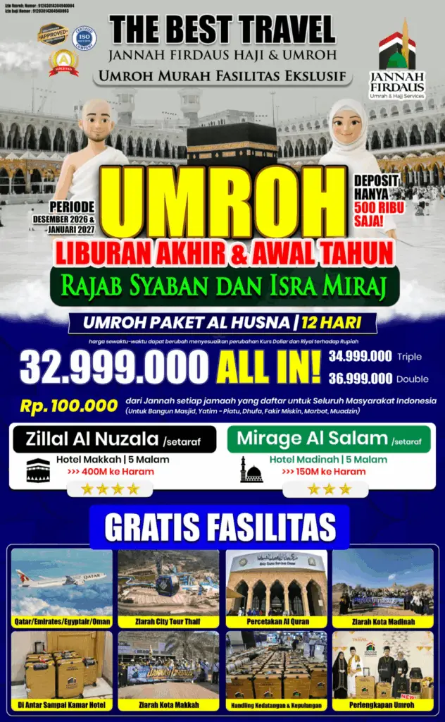 Brosur Paket Al Husna Program 12 Hari
