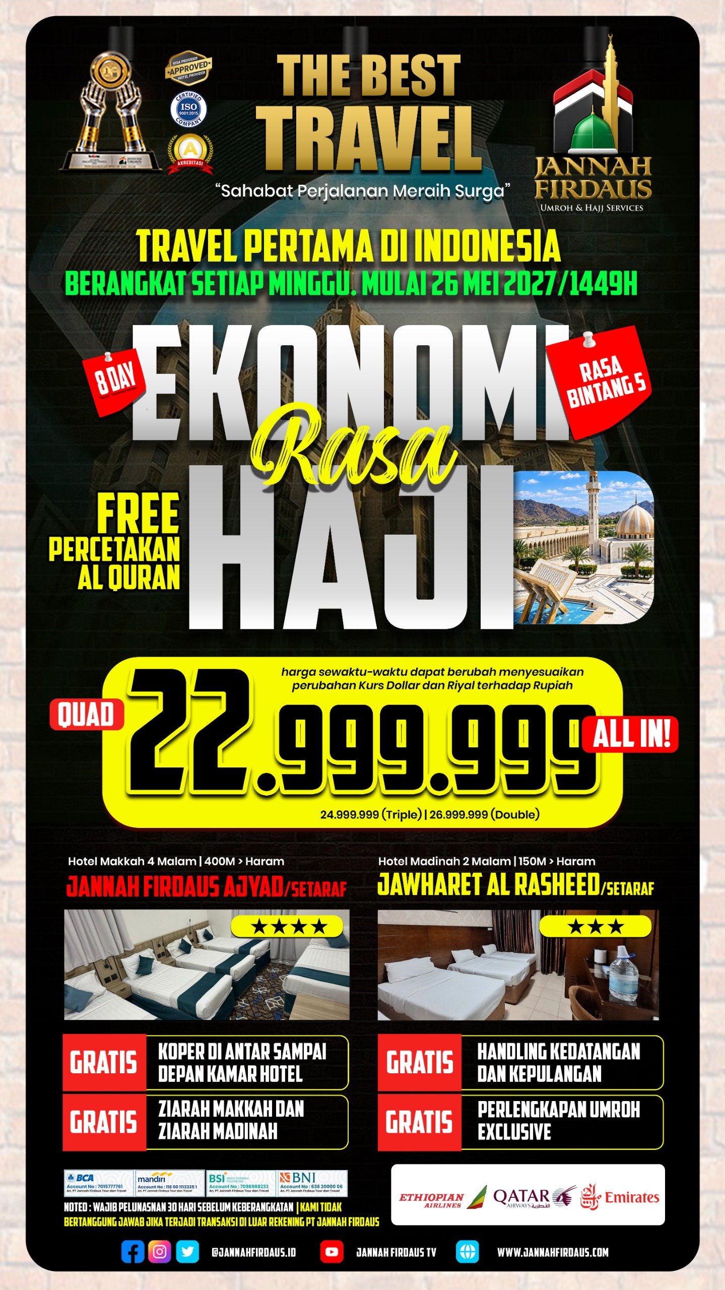 Brosur Paket ekonomi rasa haji